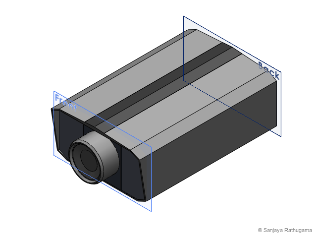 Projector housing design